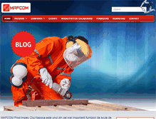 Tablet Screenshot of mafcom.ro